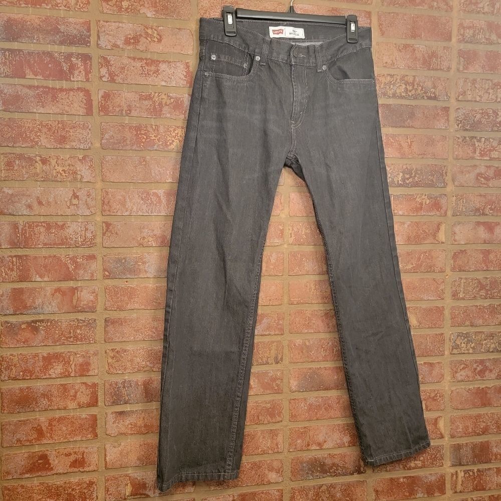 Levis 505 Jeans Black size 18 29 x 29